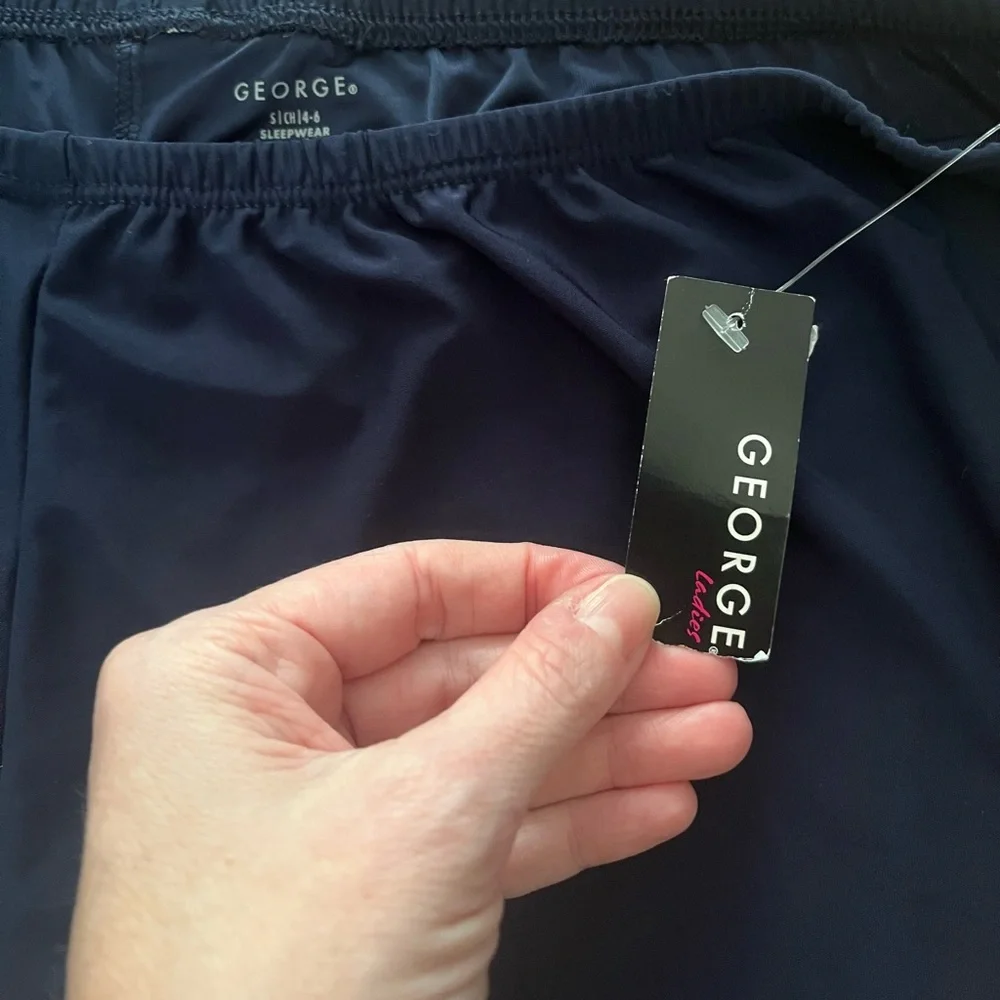 George Navy Sleepwear Pants - Picture 2 of 4